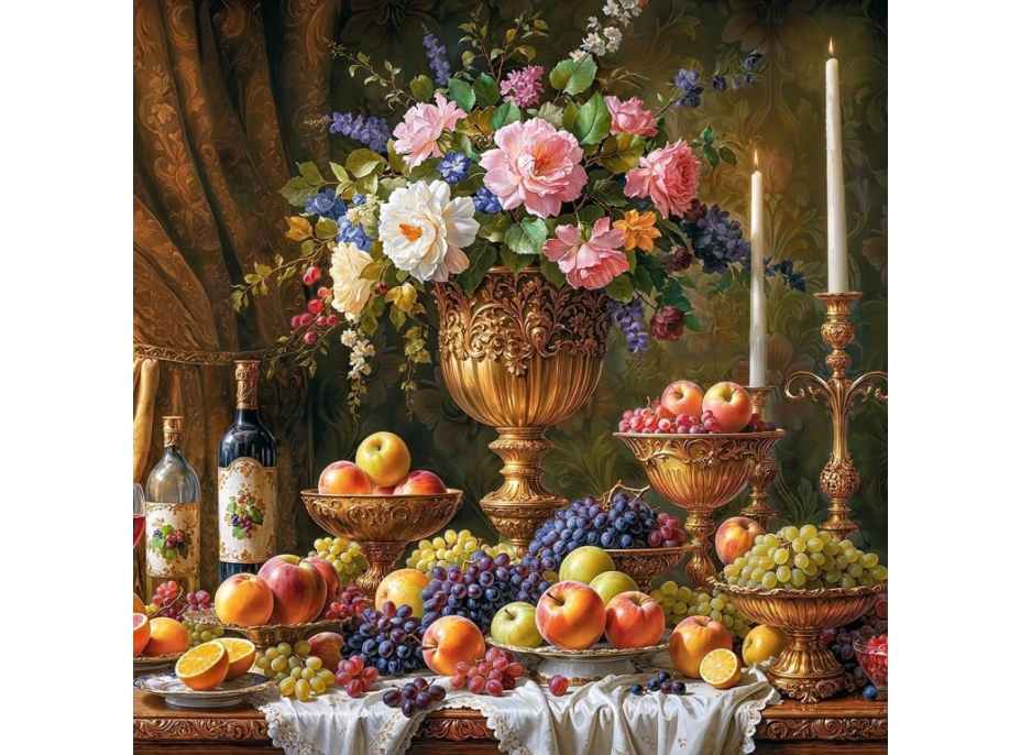 CHERRY PAZZI Puzzle Barokní stůl 2000 dílků