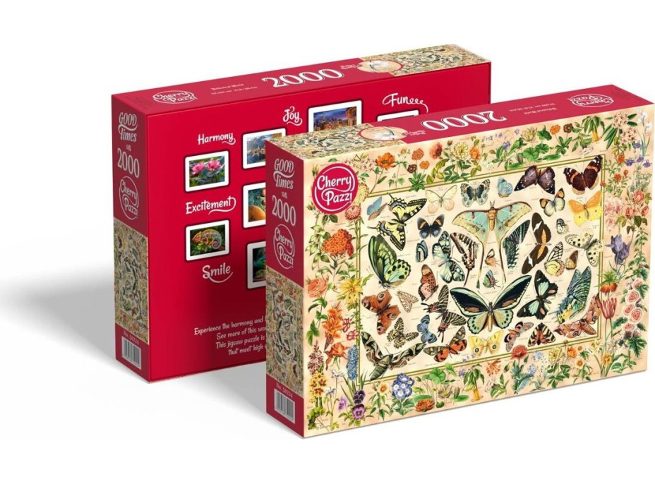 CHERRY PAZZI Puzzle Botanický svět 2000 dílků