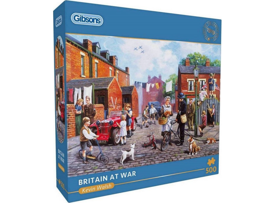 GIBSONS Puzzle Británie ve válce 500 dílků