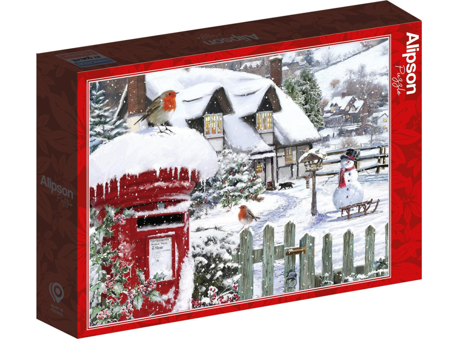 ALIPSON Puzzle Červenky ve sněhu 500 dílků