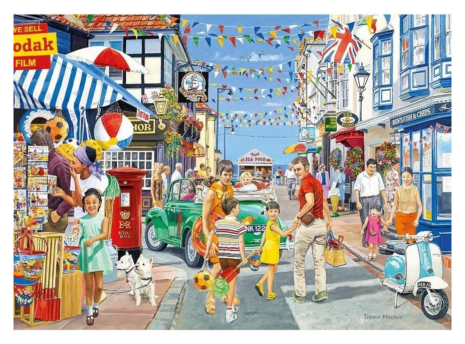 GIBSONS Puzzle Cesta na pláž 1000 dílků