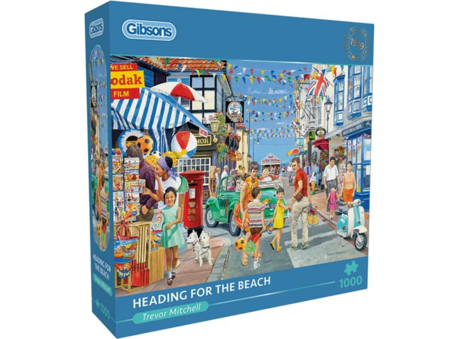 GIBSONS Puzzle Cesta na pláž 1000 dílků