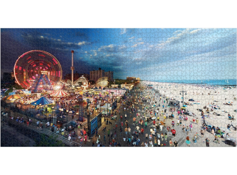GALISON Puzzle Coney Island ve dne v noci 1500 dílků