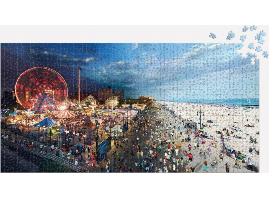 GALISON Puzzle Coney Island ve dne v noci 1500 dílků