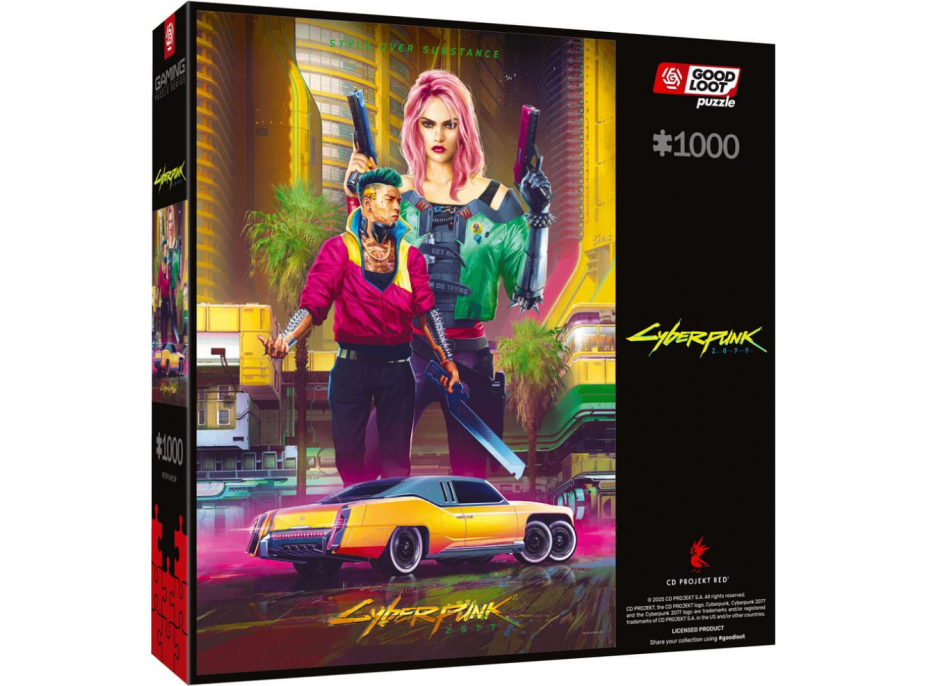 GOOD LOOT Puzzle Cyberpunk 2077: Kitsch Style 1000 dílků