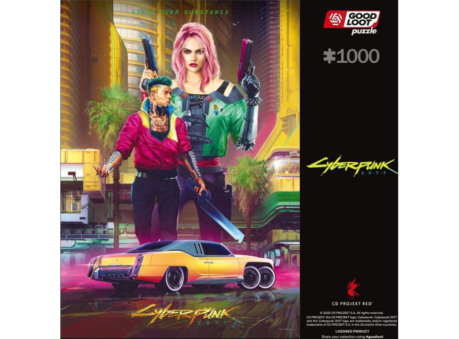 GOOD LOOT Puzzle Cyberpunk 2077: Kitsch Style 1000 dílků