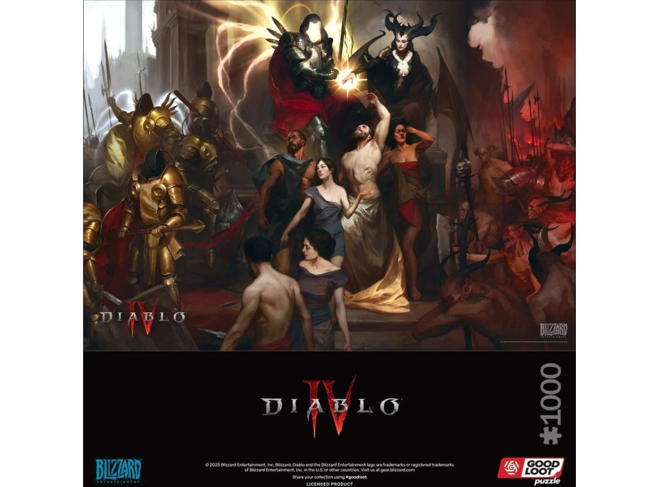 GOOD LOOT Puzzle Diablo IV: Birth of Nephalem 1000 dílků