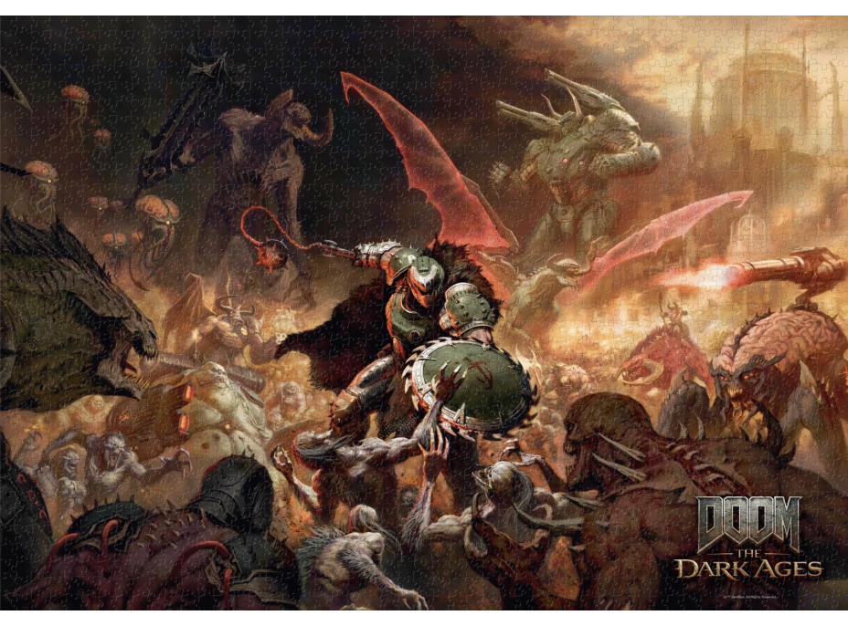 GOOD LOOT Puzzle Doom: The Dark Ages Slayer's Rage 1000 dílků