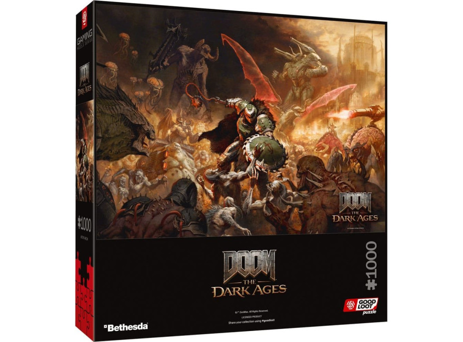GOOD LOOT Puzzle Doom: The Dark Ages Slayer's Rage 1000 dílků