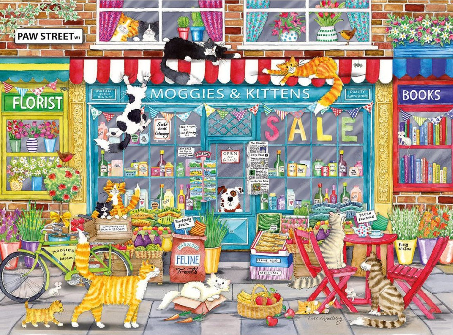 GIBSONS Puzzle Kočky a koťata 1000 dílků