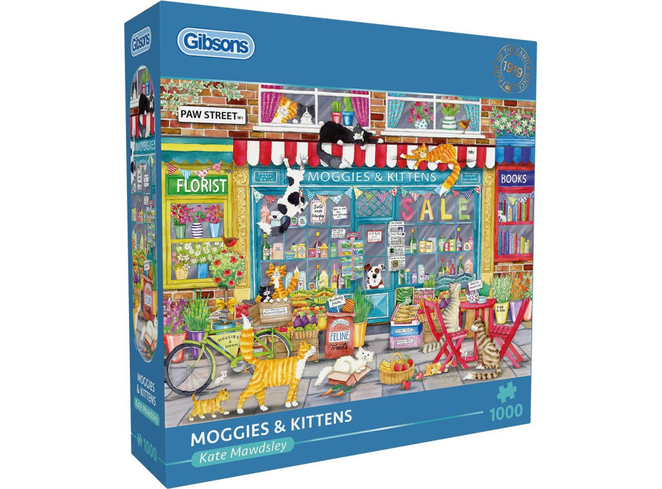 GIBSONS Puzzle Kočky a koťata 1000 dílků