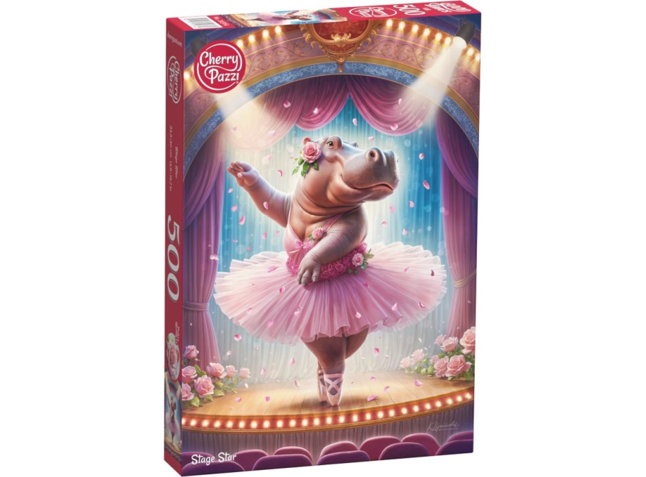 CHERRY PAZZI Puzzle Hvězda jeviště 500 dílků
