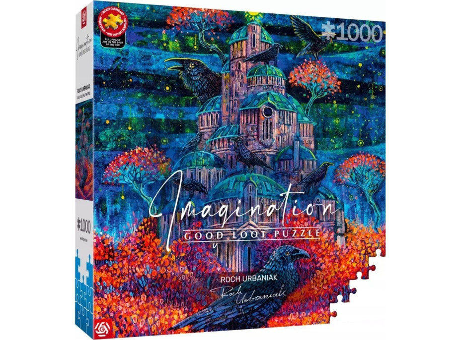 GOOD LOOT Puzzle Imagination: Roch Urbaniak - Pevnost Havraní královny 1000 dílků