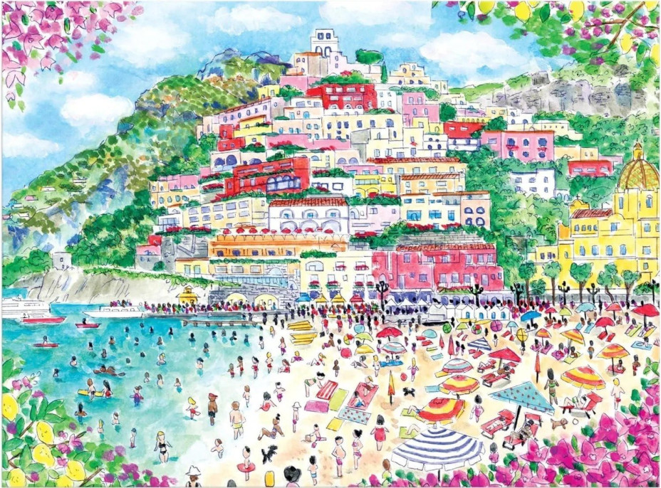 GALISON Puzzle Italské pobřeží 1000 dílků