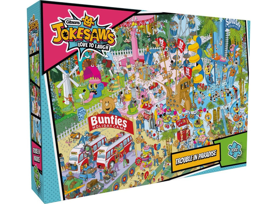 GIBSONS Puzzle Jokesaws: Trouble in Paradise 1000 dílků