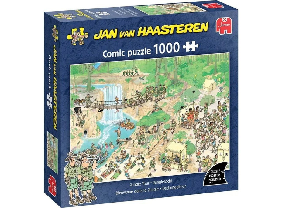 JUMBO Puzzle JvH Cesta do džungle 1000 dílků