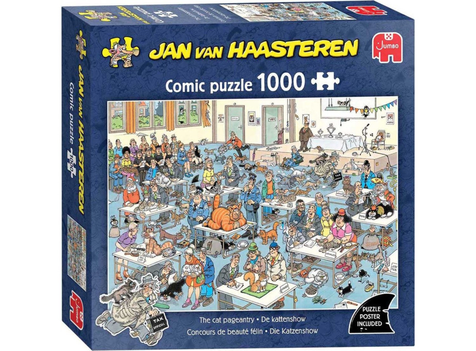 JUMBO Puzzle JvH Kočičí přehlídka 1000 dílků