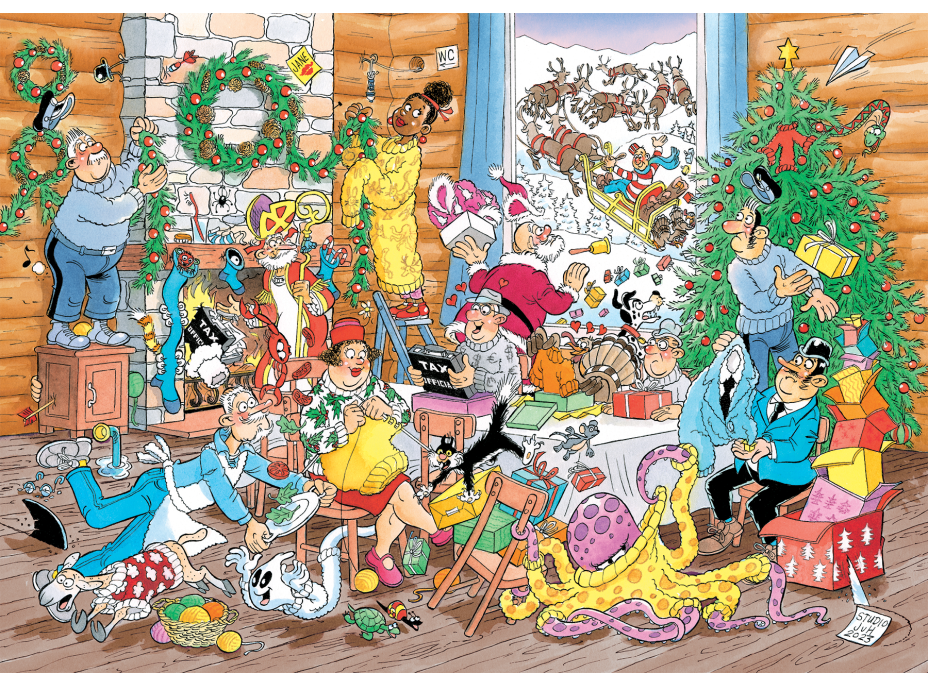 JUMBO Puzzle JvH Vlněné vánonční svátky 500 dílků