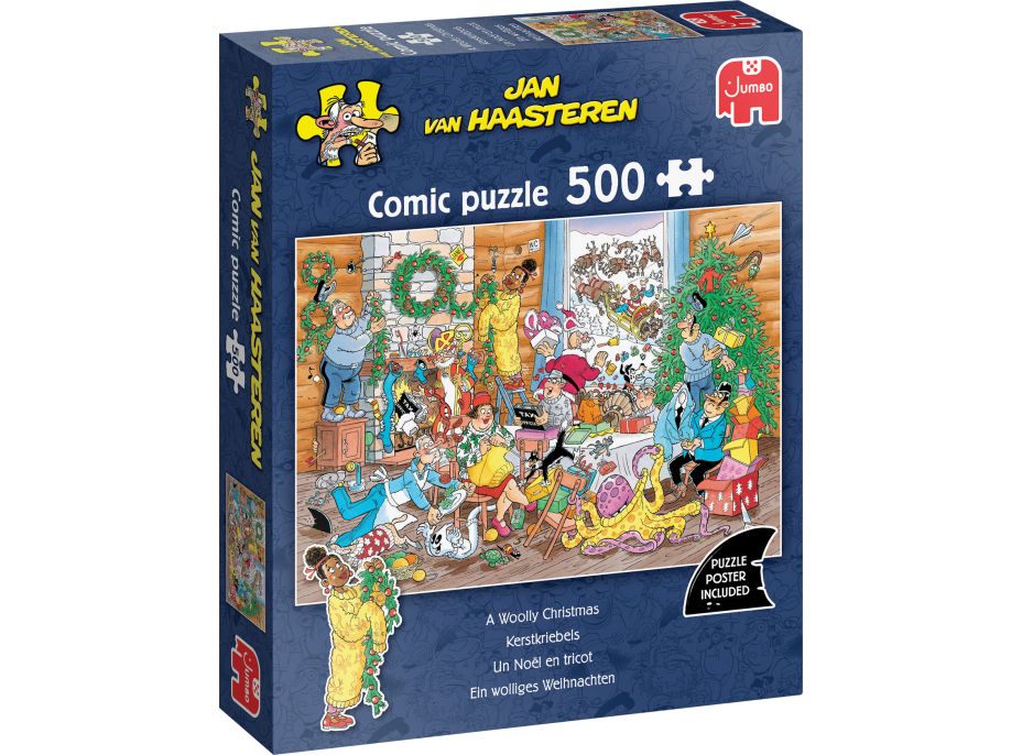 JUMBO Puzzle JvH Vlněné vánonční svátky 500 dílků