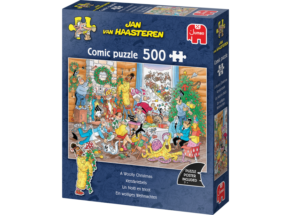 JUMBO Puzzle JvH Vlněné vánonční svátky 500 dílků