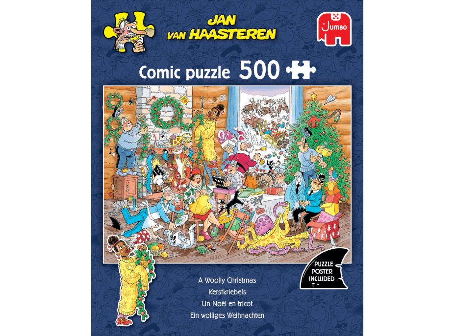 JUMBO Puzzle JvH Vlněné vánonční svátky 500 dílků