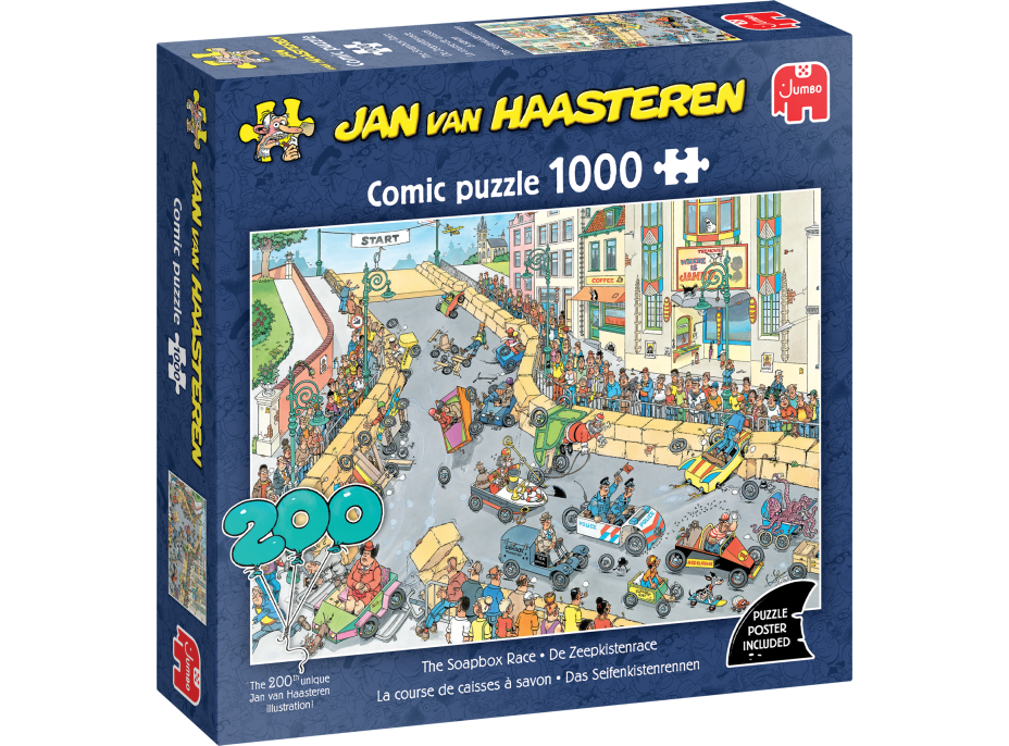 JUMBO Puzzle JvH Závod soapboxů 1000 dílků