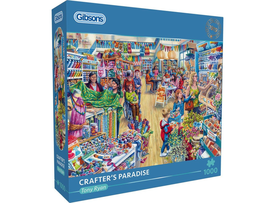 GIBSONS Puzzle Tvořivý ráj 1000 dílků