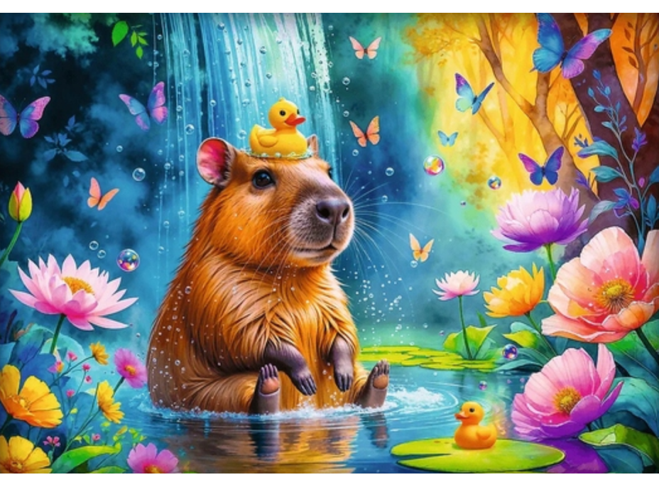 TREFL Puzzle Kapybara 1000 dílků