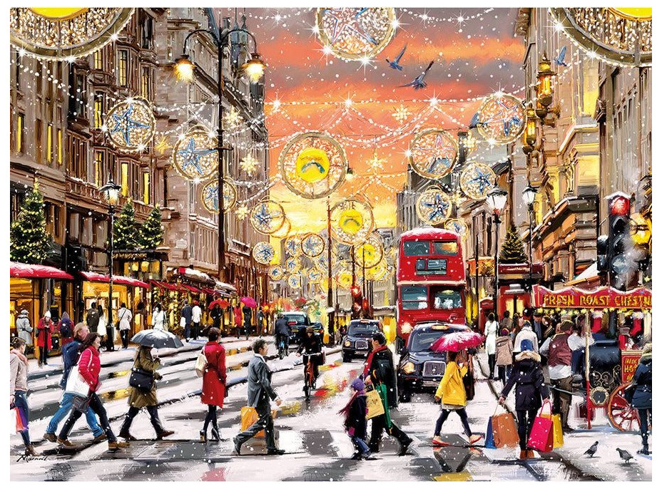 GIBSONS Puzzle Sváteční shon 1000 dílků