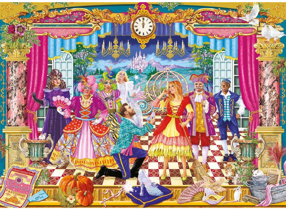 GIBSONS Puzzle Skleněný střevíček 1000 dílků