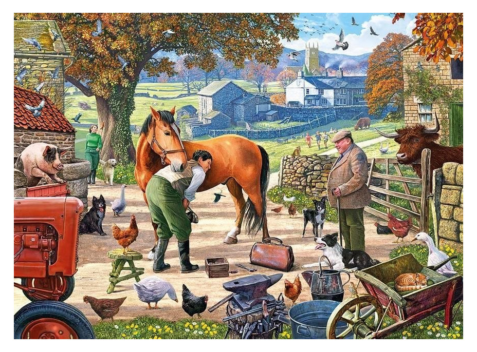 GIBSONS Puzzle Kovář na farmě 500 dílků