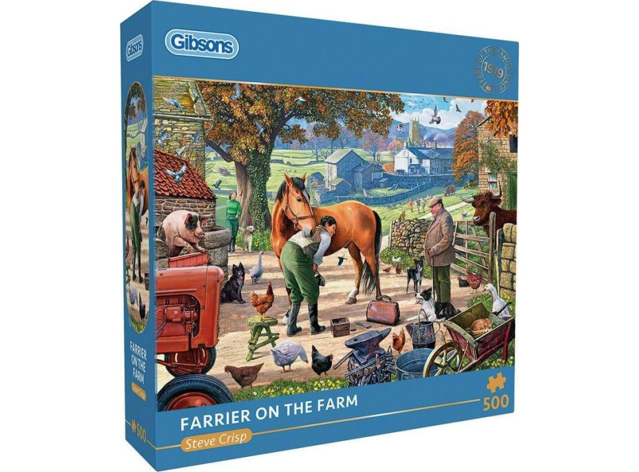 GIBSONS Puzzle Kovář na farmě 500 dílků