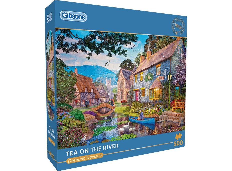 GIBSONS Puzzle Čaj na řece 500 dílků