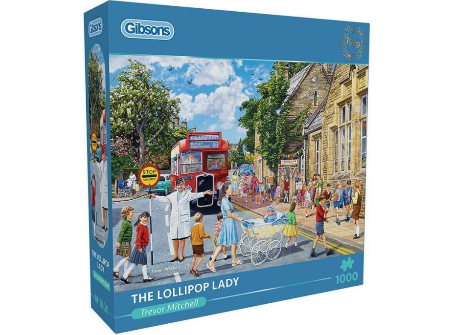 GIBSONS Puzzle Dáma se značkou 1000 dílků