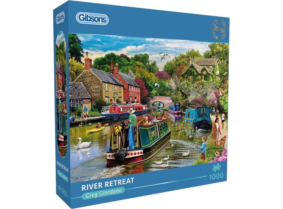 GIBSONS Puzzle Odpočinek u řeky 1000 dílků