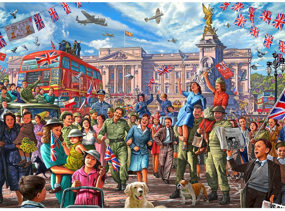 GIBSONS Puzzle Poslední dny války 1000 dílků