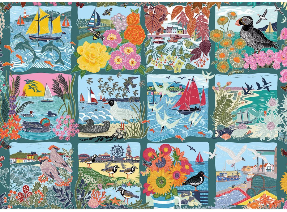 GIBSONS Puzzle Pobřežní volání 1000 dílků