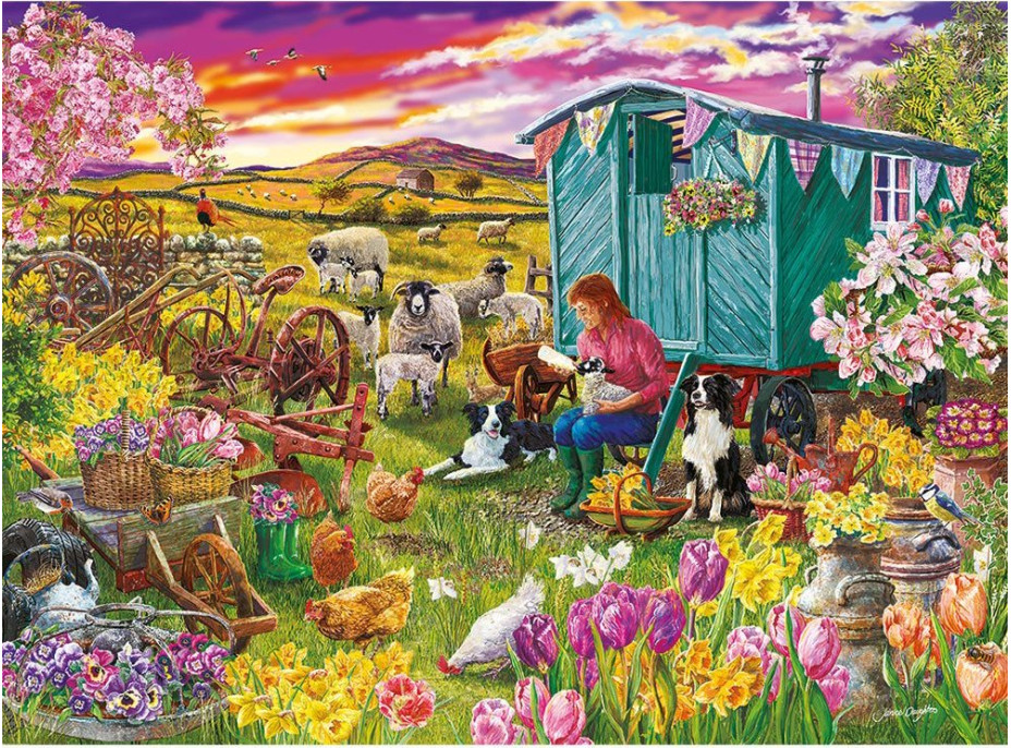 GIBSONS Puzzle Pastýřské potěšení 1000 dílků