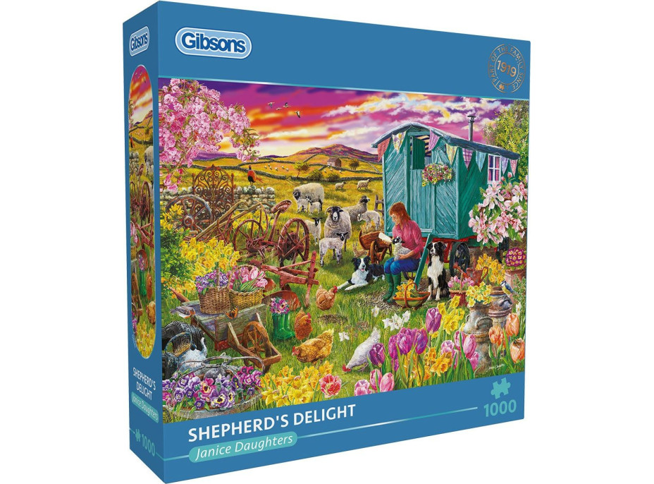 GIBSONS Puzzle Pastýřské potěšení 1000 dílků
