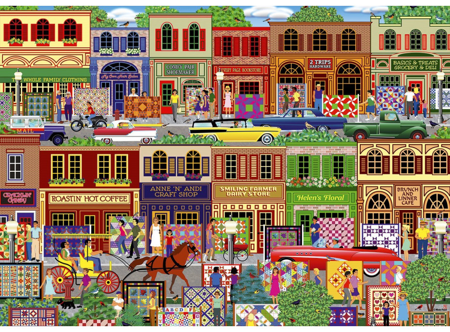 ALIPSON Puzzle Patchwork festival 1000 dílků