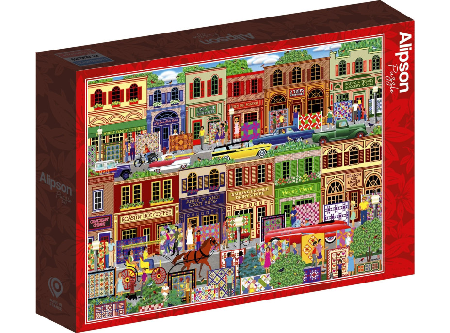 ALIPSON Puzzle Patchwork festival 1000 dílků