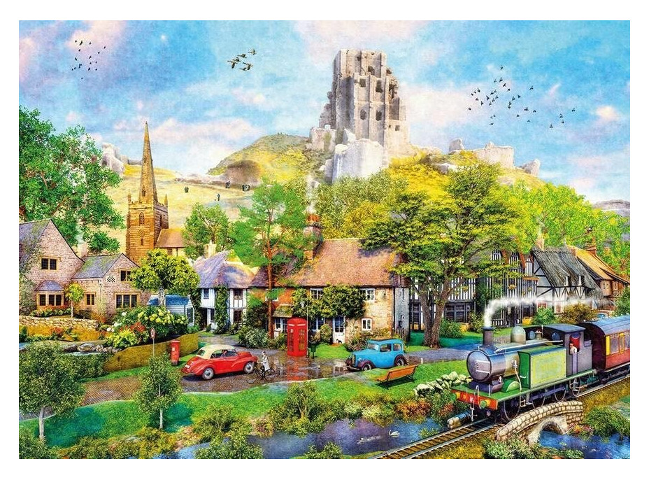 GIBSONS Puzzle Pod hradem Corfe 1000 dílků