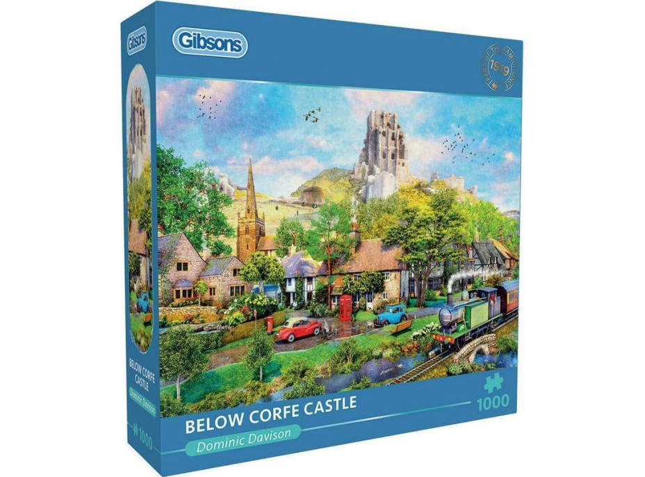 GIBSONS Puzzle Pod hradem Corfe 1000 dílků
