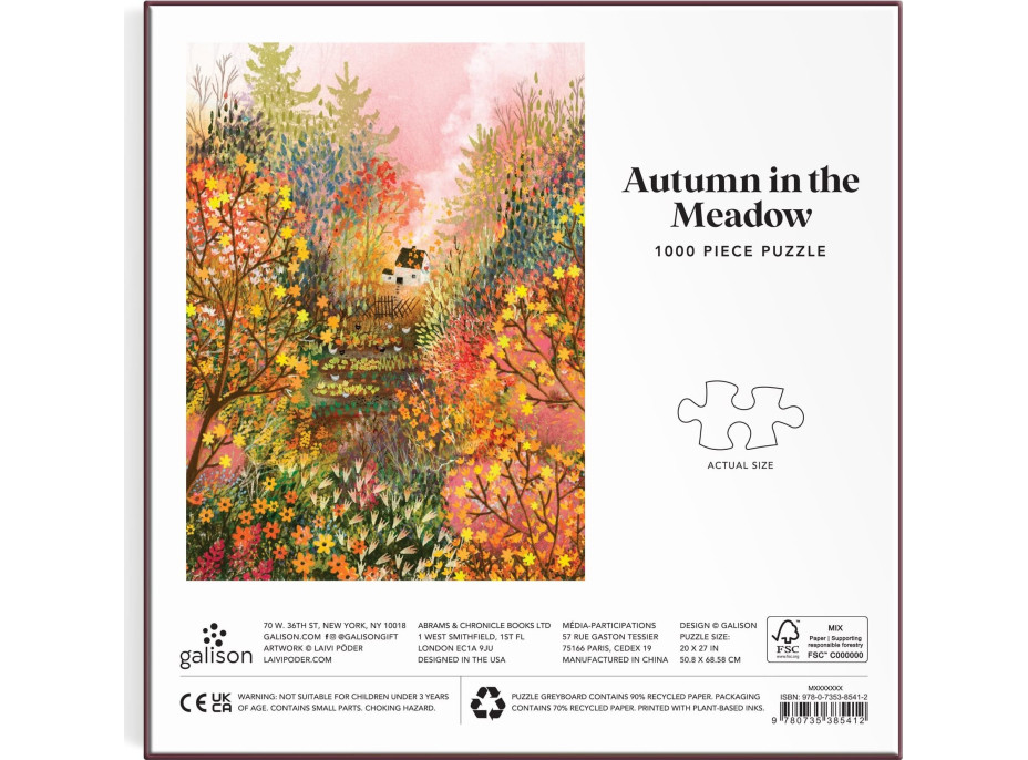 GALISON Puzzle Podzimní louka 1000 dílků