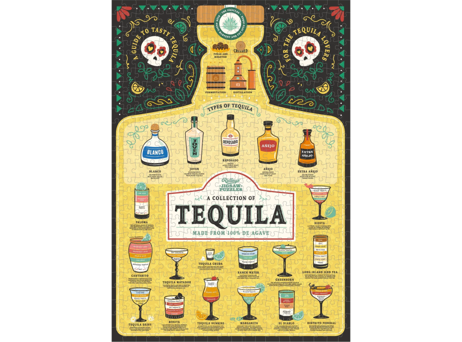 RIDLEY'S GAMES Puzzle Pro milovníky tequily 500 dílků