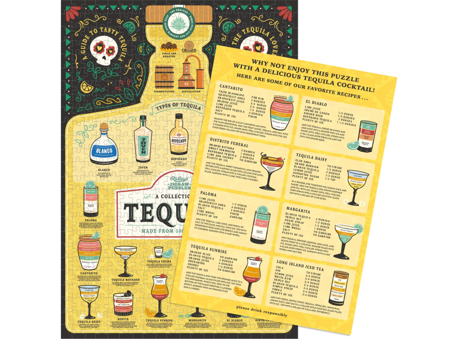 RIDLEY'S GAMES Puzzle Pro milovníky tequily 500 dílků