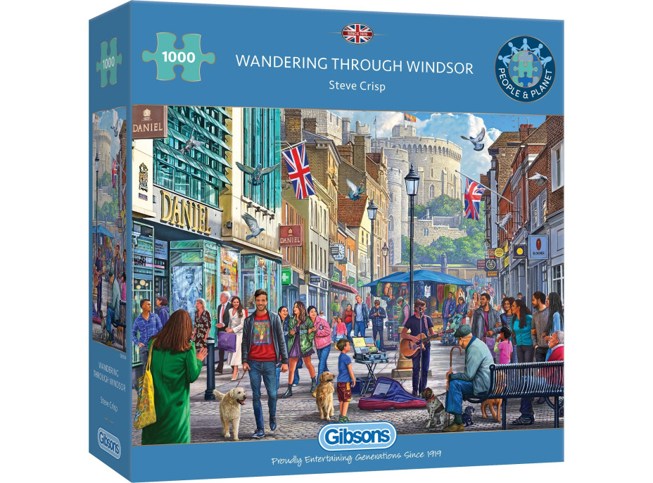 GIBSONS Puzzle Prohlídka hradu Windsor 1000 dílků