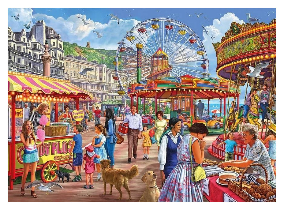 GIBSONS Puzzle Promenáda v Hastings 1000 dílků