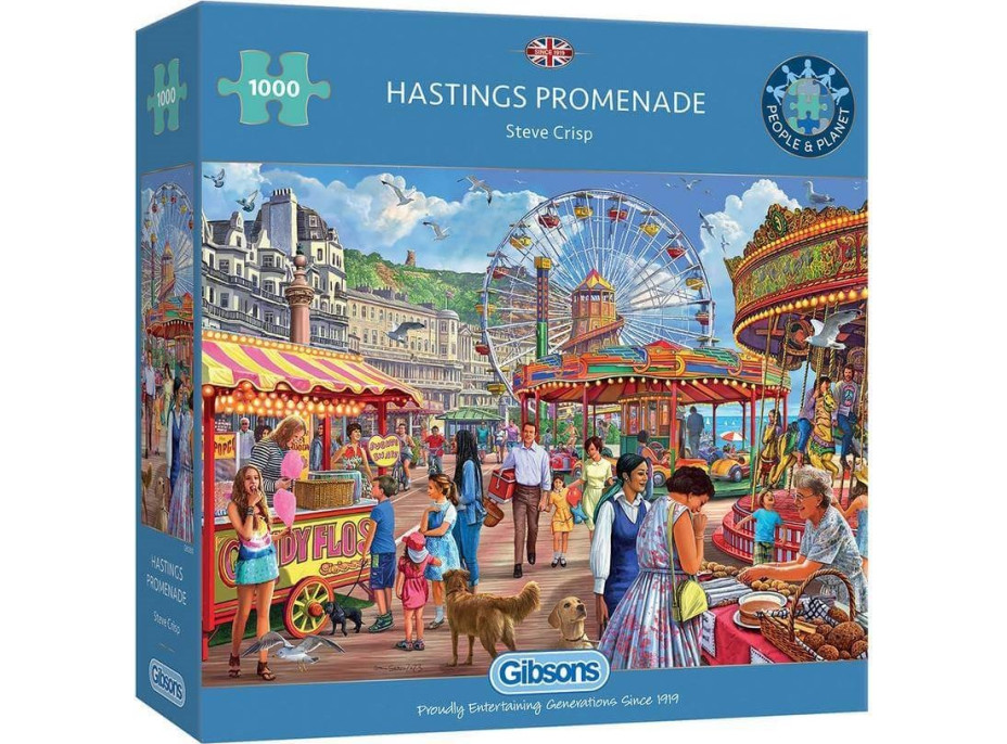 GIBSONS Puzzle Promenáda v Hastings 1000 dílků