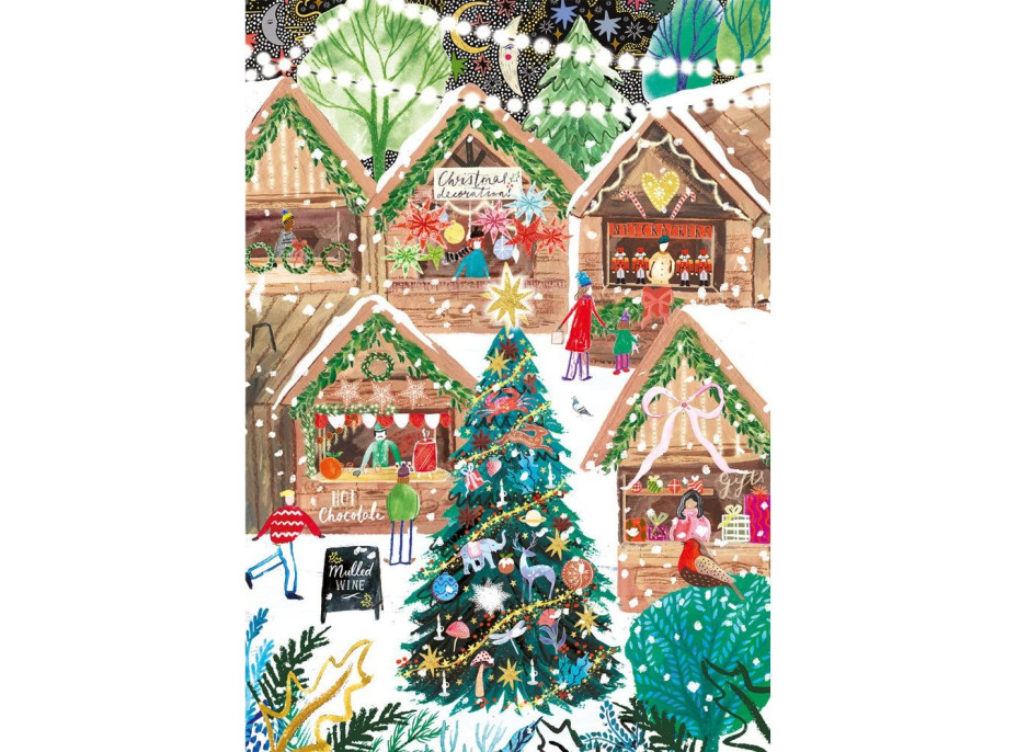 GIBSONS Puzzle Vánoce v Londýně 3x500 dílků